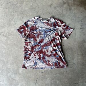 Jim Thompson Graphic T-Shirt Abstract Red Mens size XL AOP